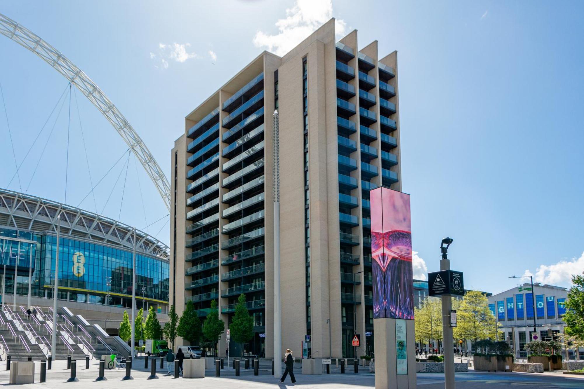Mysquare State-Of-The-Art 1 Bedroom Apartments Near Wembley Park 伦敦 外观 照片