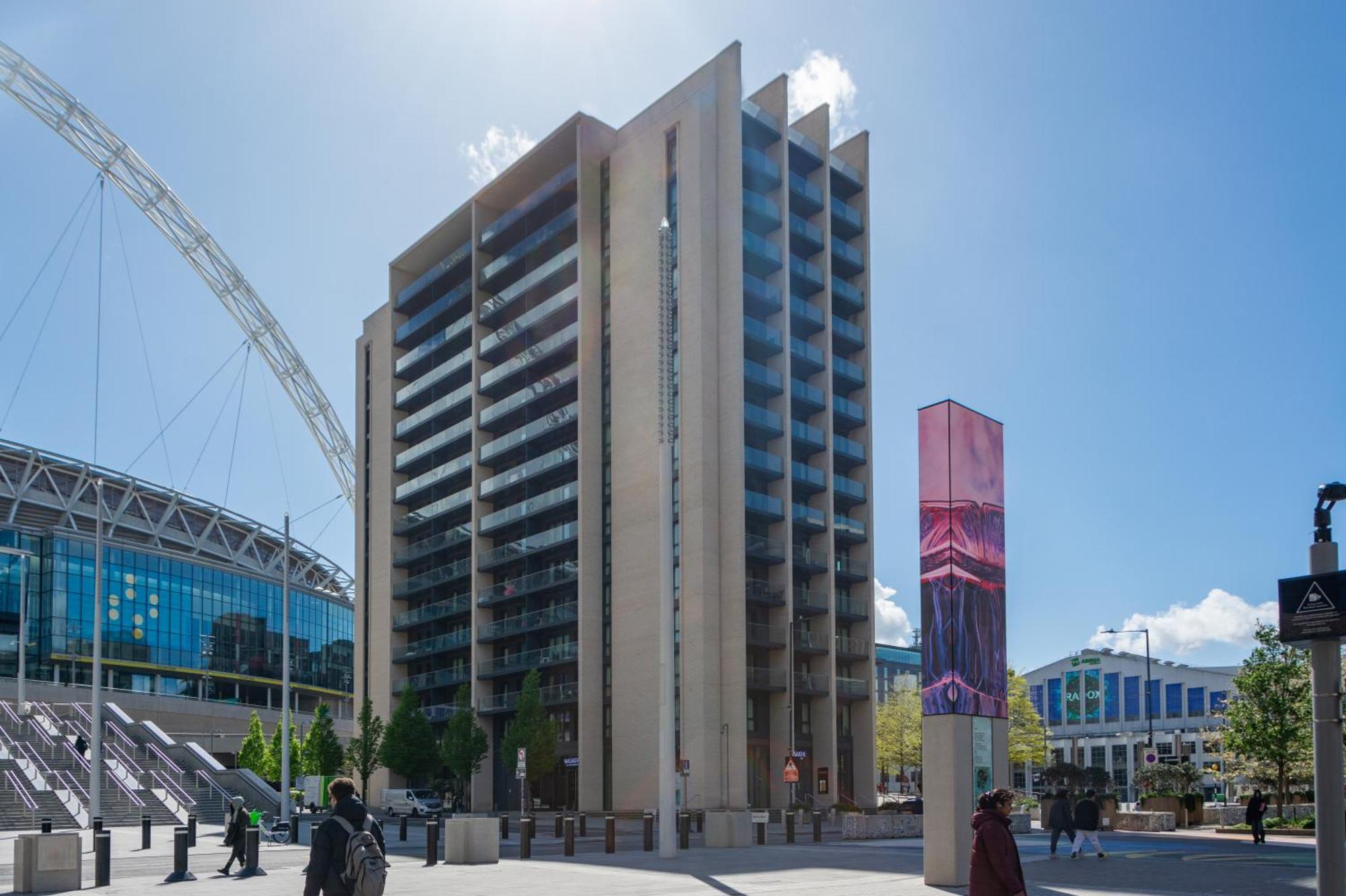 Mysquare State-Of-The-Art 1 Bedroom Apartments Near Wembley Park 伦敦 外观 照片